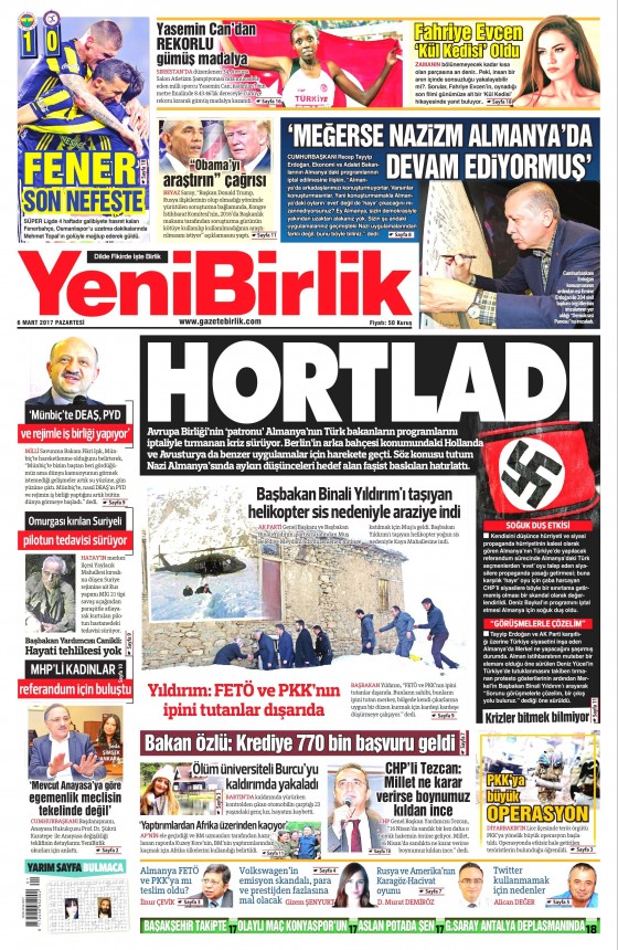 6 Mart 2017 gazete manşetleri - 155