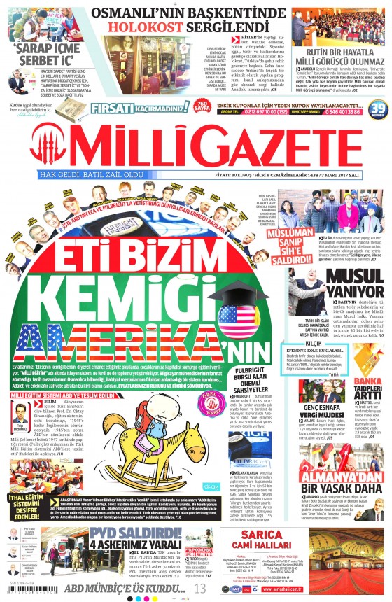 7 Mart 2017 gazete manşetleri - 166