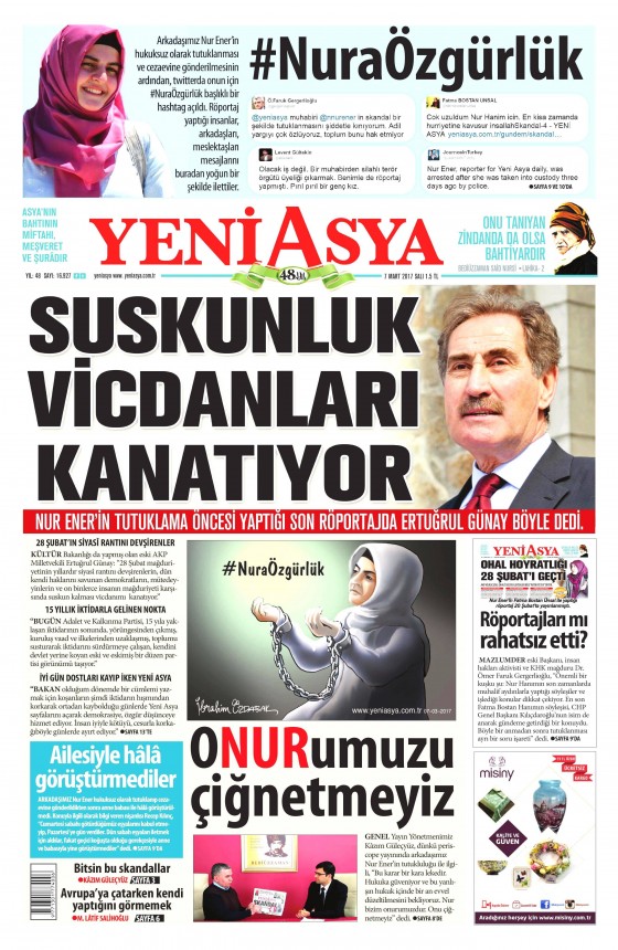 7 Mart 2017 gazete manşetleri - 174