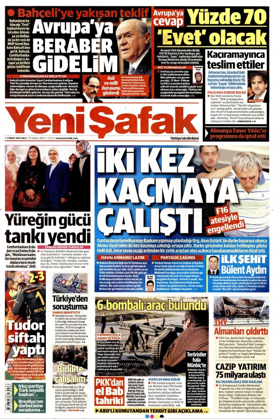 7 Mart 2017 gazete manşetleri - 183