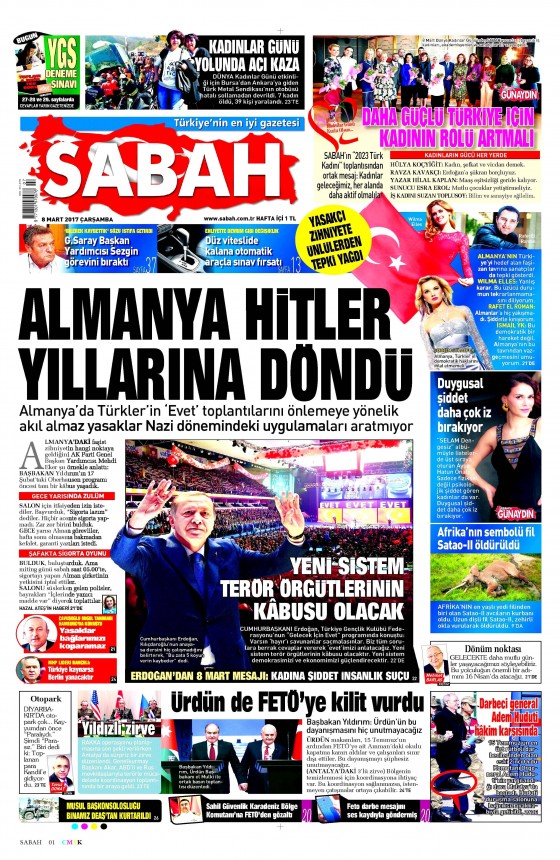 8 Mart 2017 gazete manşetleri - 12