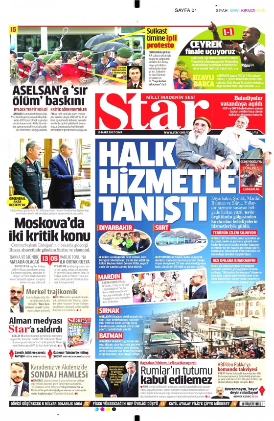 10 Mart 2017 gazete manşetleri - 12