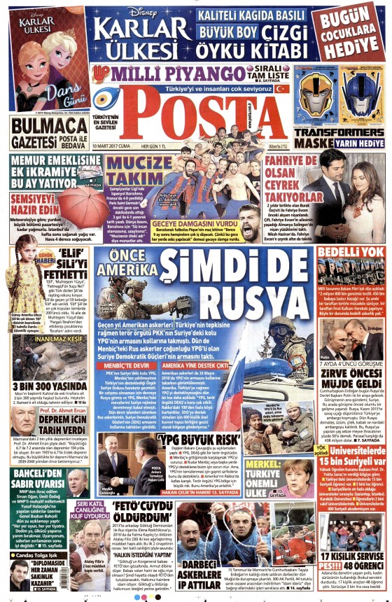 10 Mart 2017 gazete manşetleri - 14