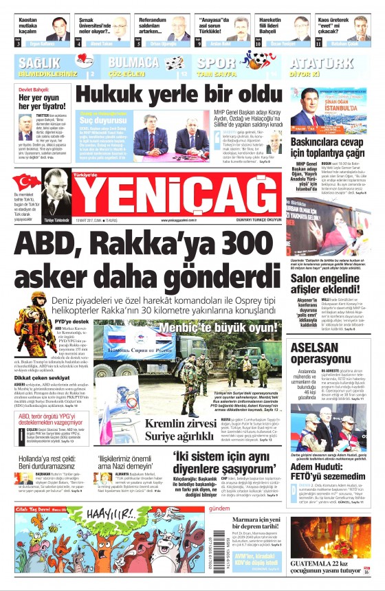 10 Mart 2017 gazete manşetleri - 18