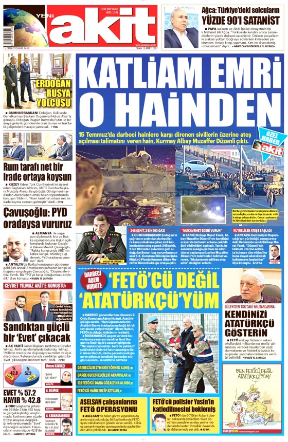 10 Mart 2017 gazete manşetleri - 20