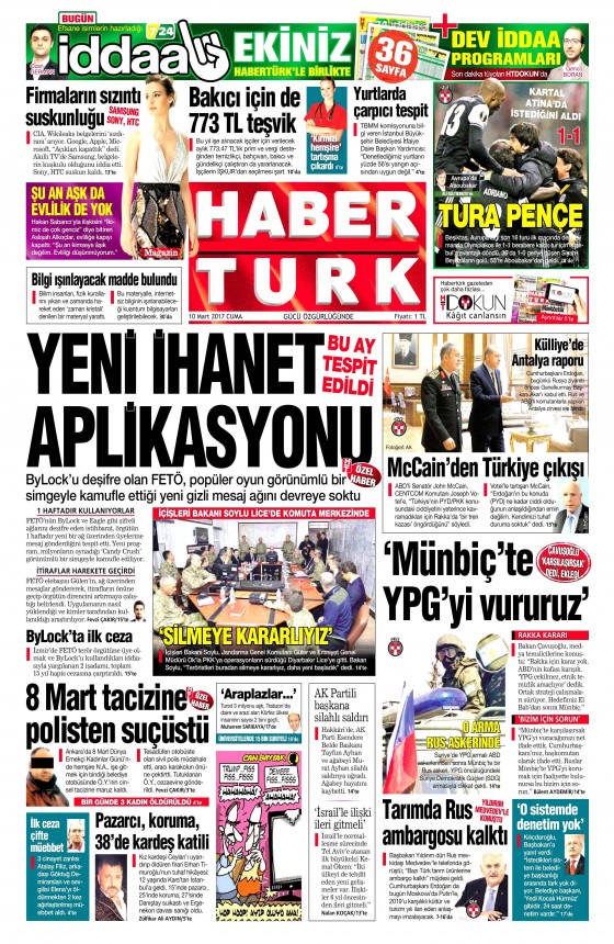 10 Mart 2017 gazete manşetleri - 22