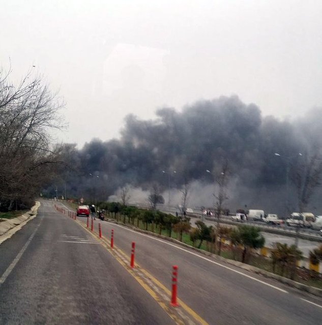 İstanbul Beylikdüzü'nde helikopter düştü! - 5