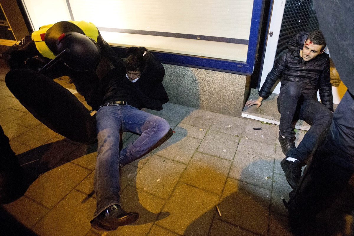 Hollanda'da Türk vatandaşlarına polis köpekli müdahale - 3