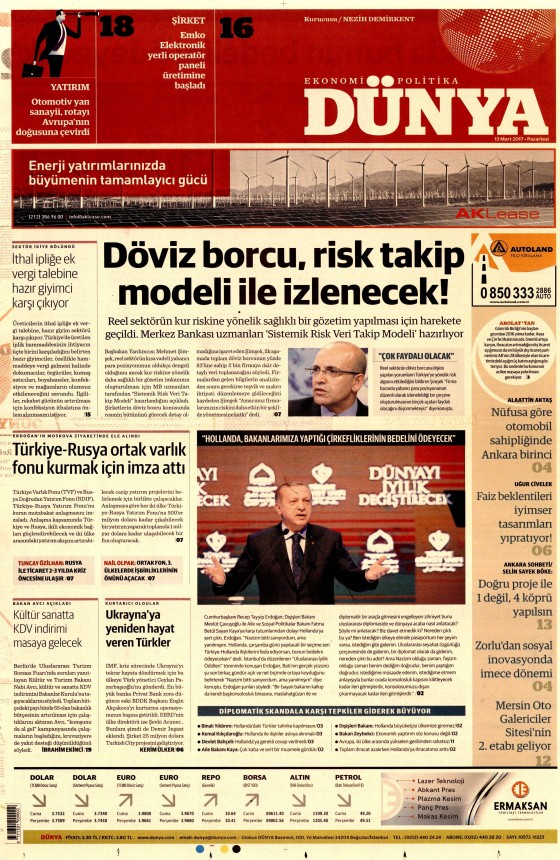 13 Mart 2017 gazete manşetleri - 8