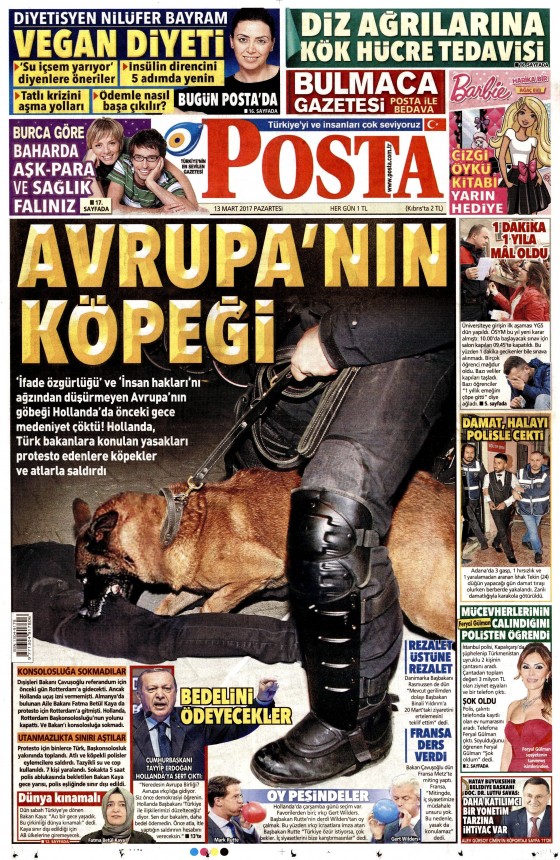 13 Mart 2017 gazete manşetleri - 15