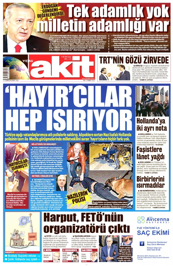 14 Mart 2017 gazete manşetleri - 17
