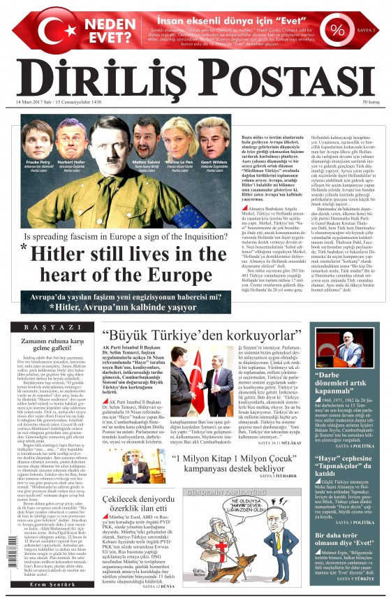 14 Mart 2017 gazete manşetleri - 20