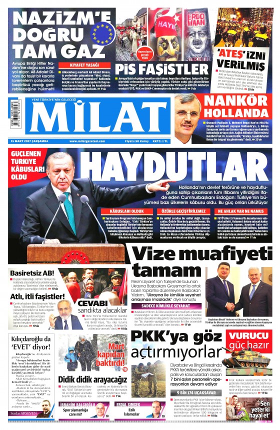 15 Mart 2017 gazete manşetleri - 20