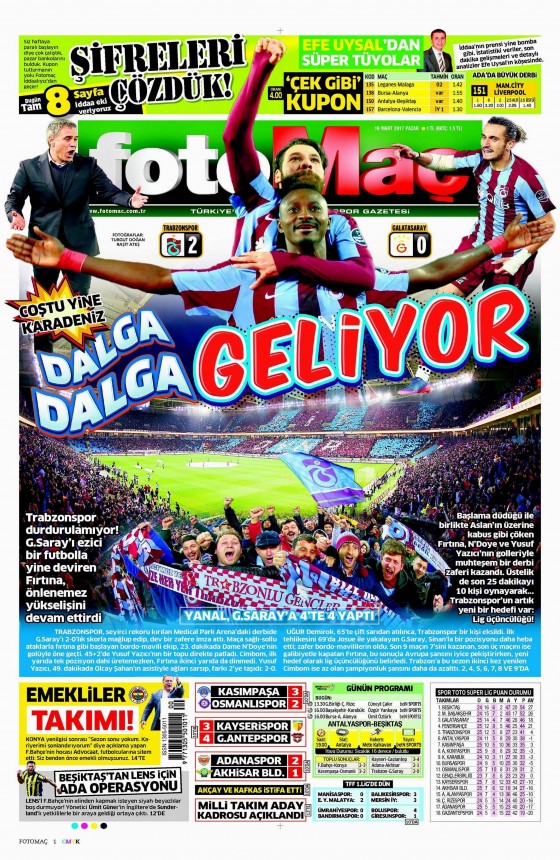 19 Mart 2017 gazete manşetleri - 6