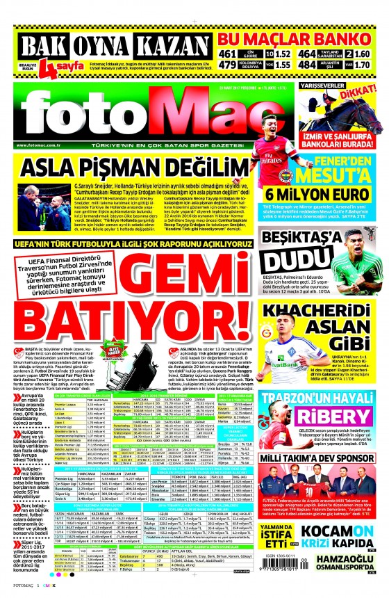 23 Mart 2017 gazete manşetleri - 13