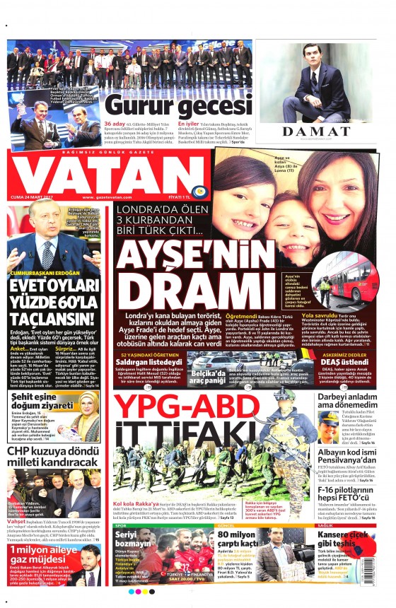 24 Mart 2017 gazete manşetleri - 7