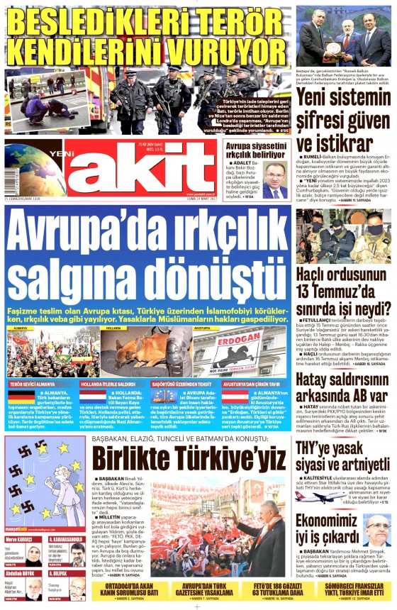 24 Mart 2017 gazete manşetleri - 9