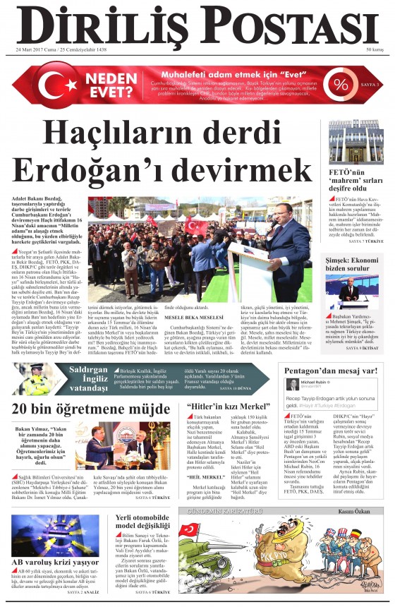 24 Mart 2017 gazete manşetleri - 12