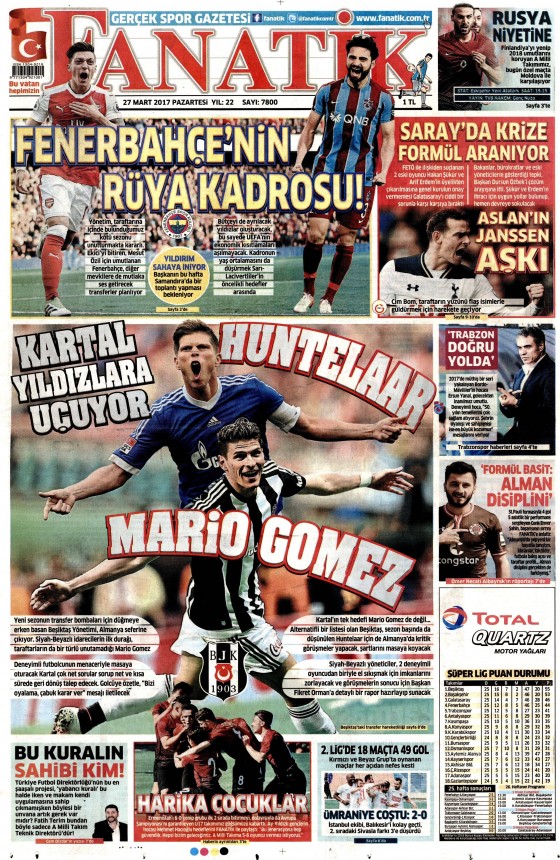 27 Mart 2017 gazete manşetleri - 15