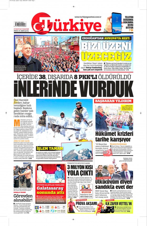 27 Mart 2017 gazete manşetleri - 4