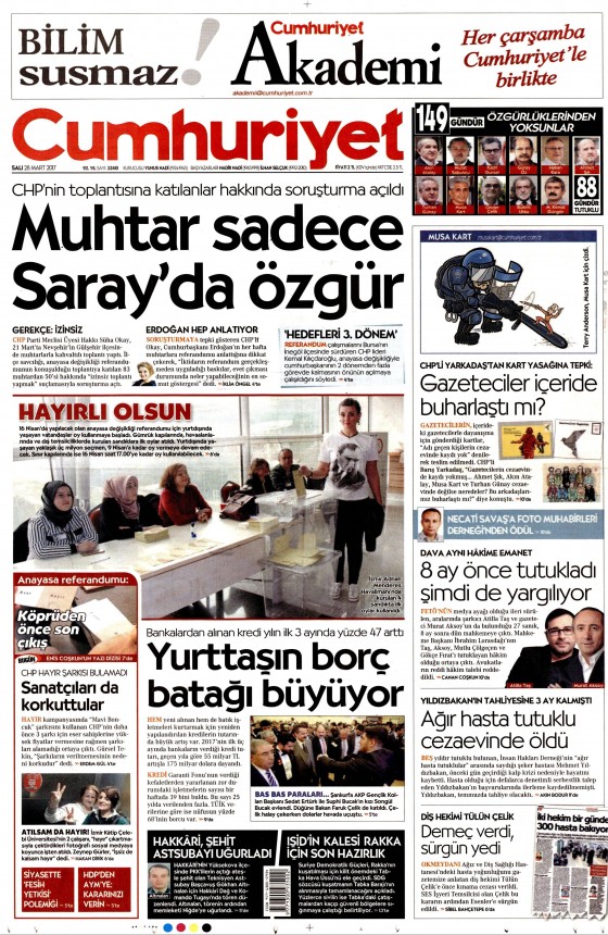 28 Mart 2017 gazete manşetleri - 5