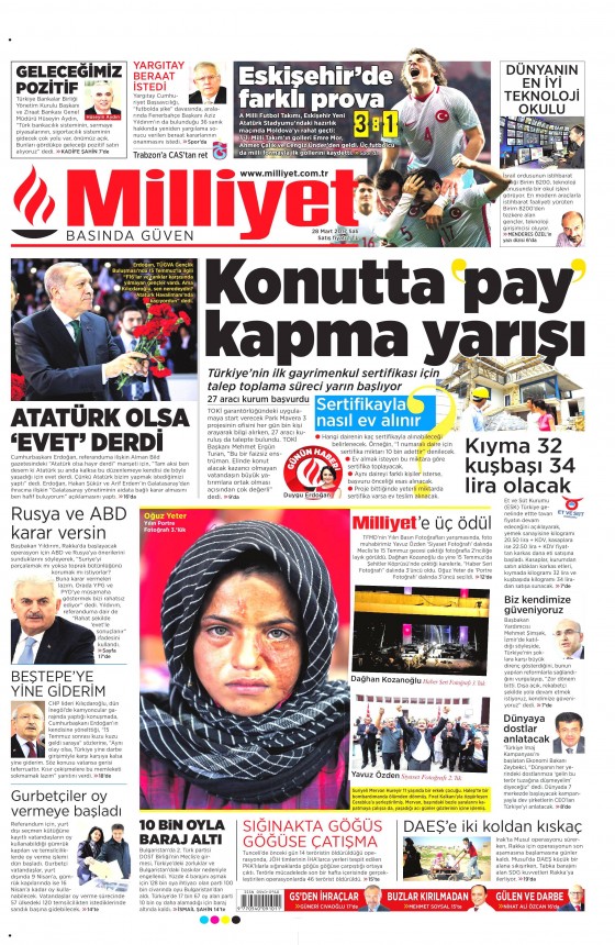 28 Mart 2017 gazete manşetleri - 8