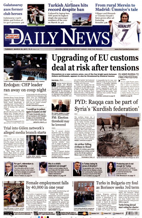 28 Mart 2017 gazete manşetleri - 23