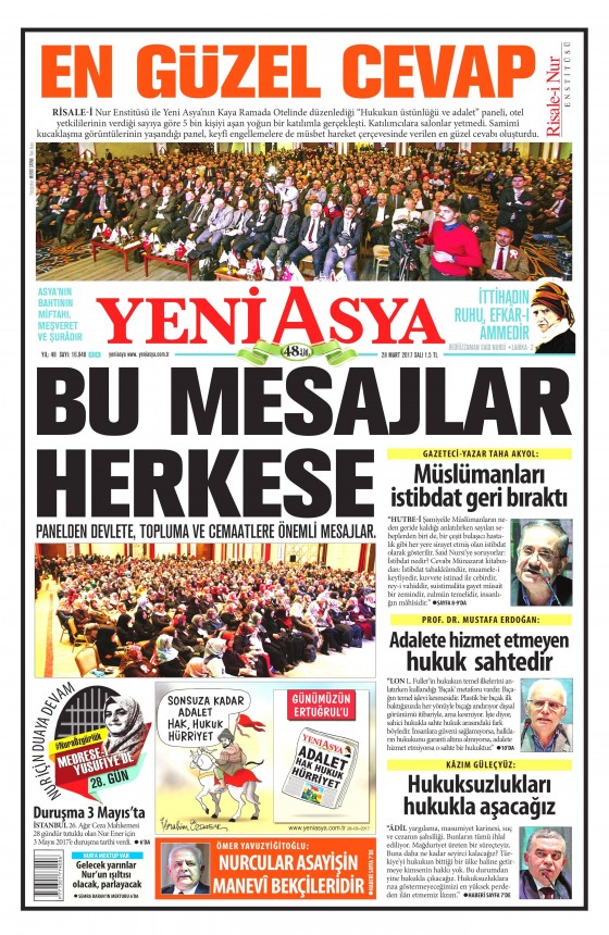 28 Mart 2017 gazete manşetleri - 16