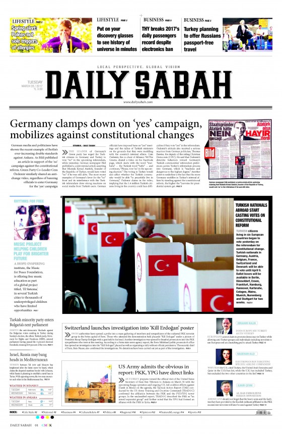 28 Mart 2017 gazete manşetleri - 24
