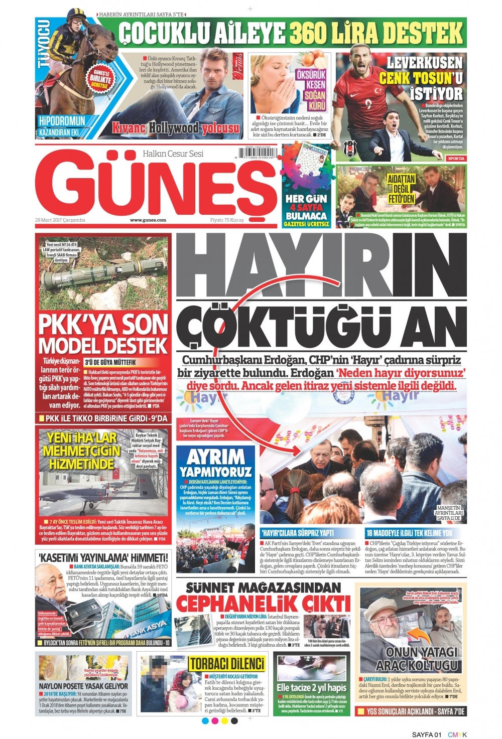 29 Mart 2017 gazete manşetleri - 7