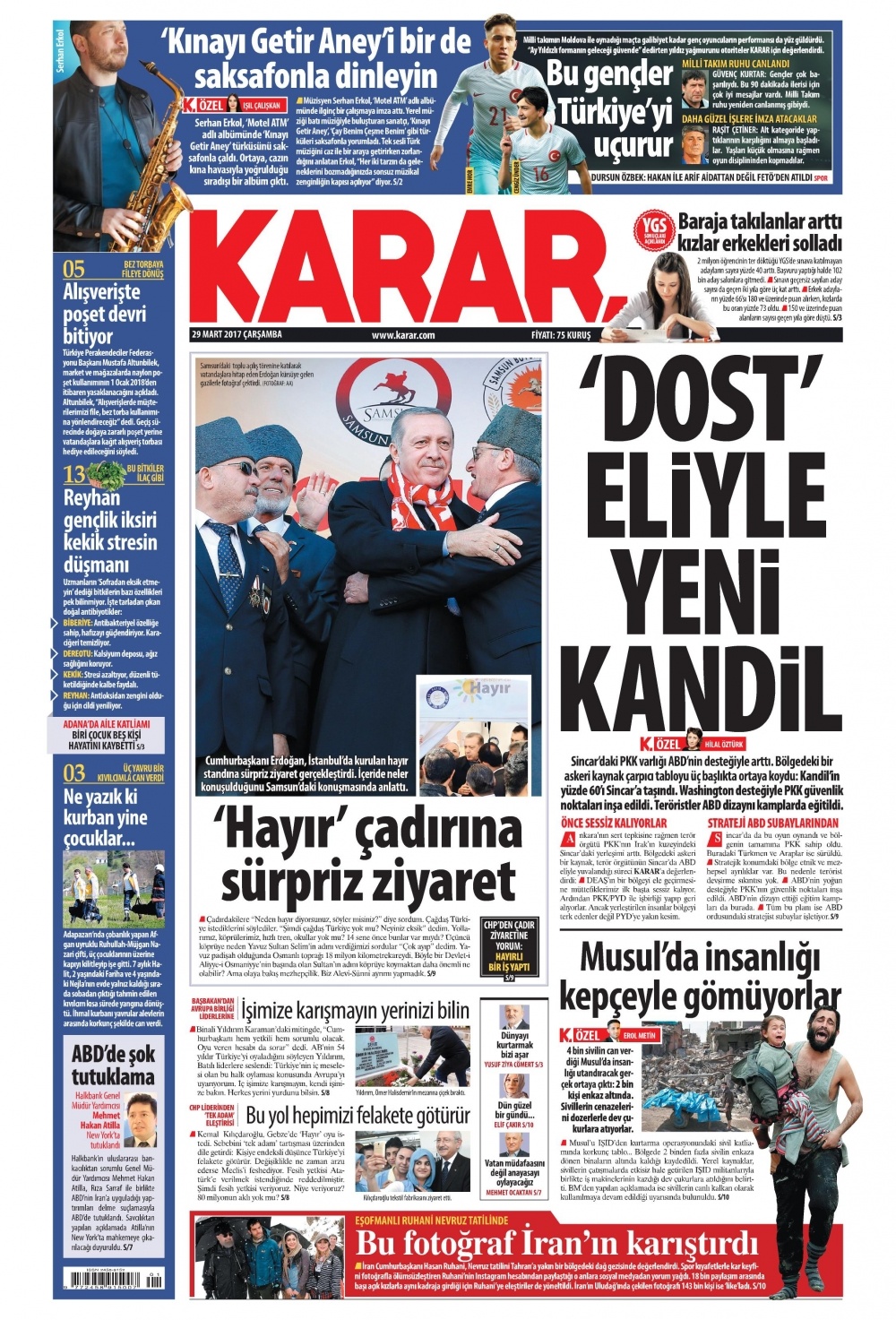 29 Mart 2017 gazete manşetleri - 3