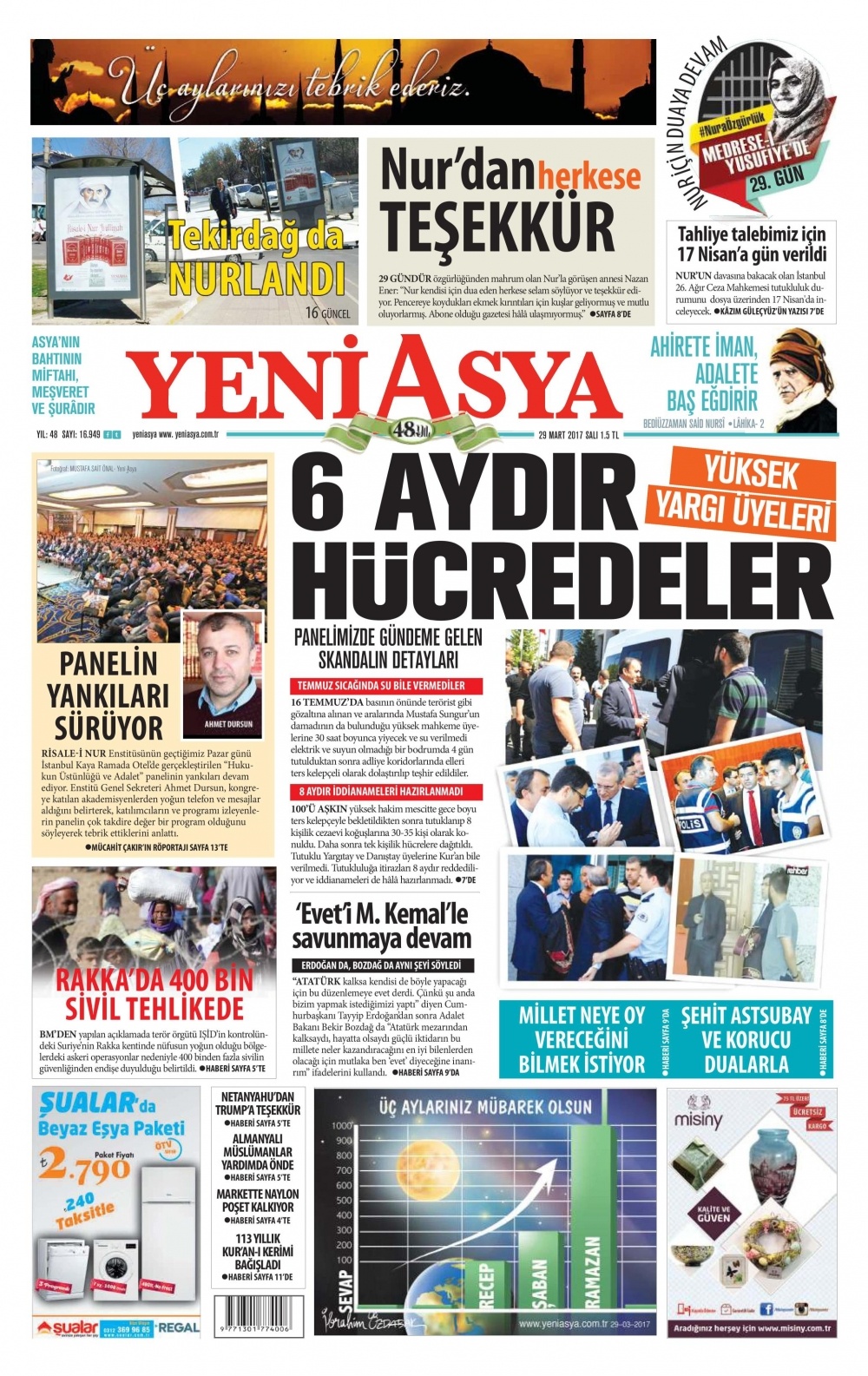 29 Mart 2017 gazete manşetleri - 14