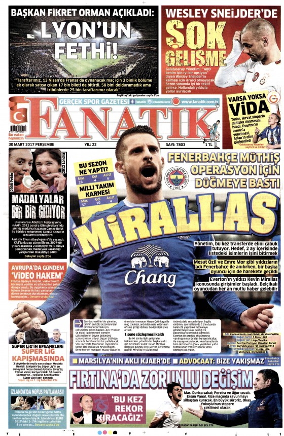 30 Mart 2017 gazete manşetleri - 50