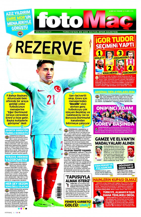 30 Mart 2017 gazete manşetleri - 57