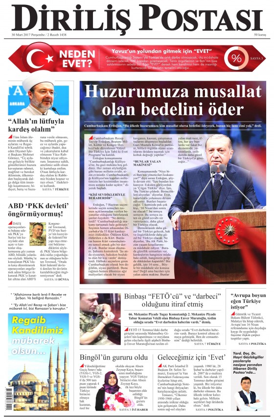 30 Mart 2017 gazete manşetleri - 79