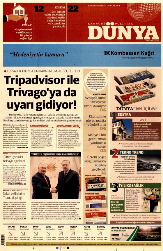31 Mart 2017 gazete manşetleri - 3