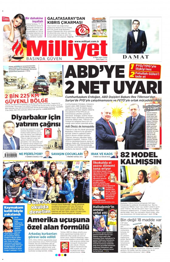 31 Mart 2017 gazete manşetleri - 4