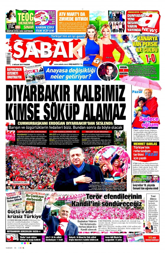 Gazete Manşetleri (02.04.2017) - 1