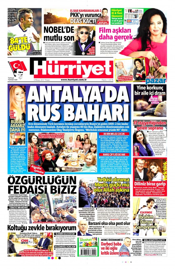 Gazete Manşetleri (02.04.2017) - 2