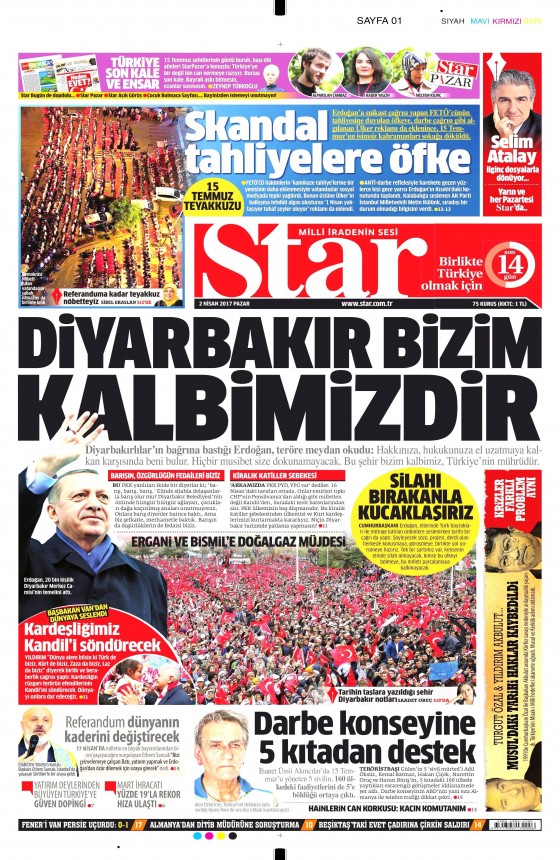 Gazete Manşetleri (02.04.2017) - 5