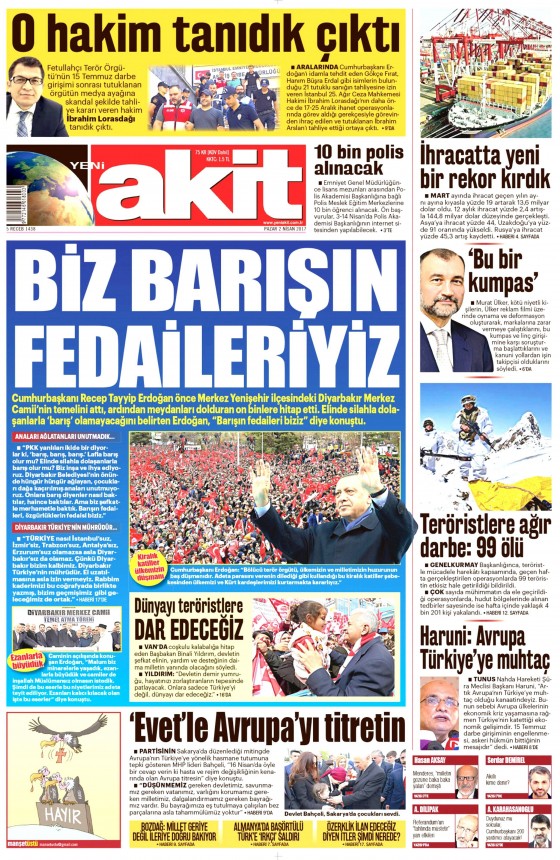 Gazete Manşetleri (02.04.2017) - 11