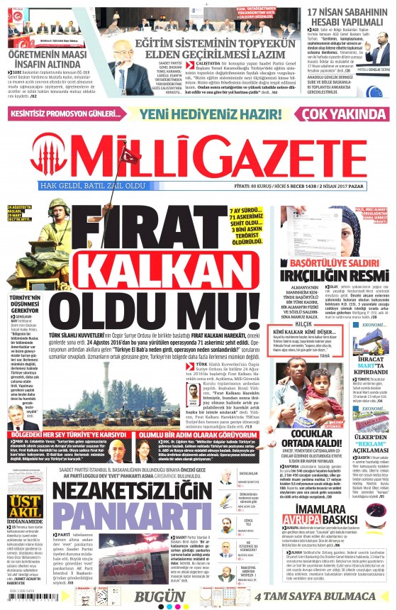 Gazete Manşetleri (02.04.2017) - 12