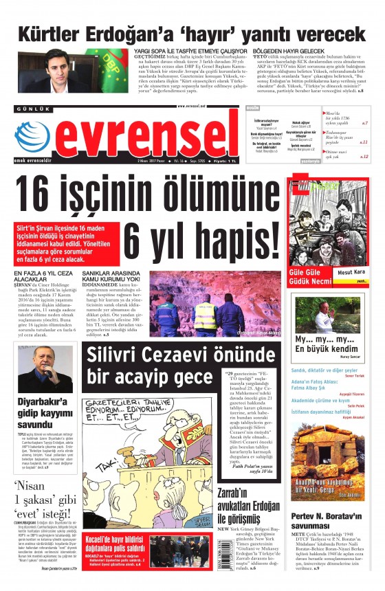 Gazete Manşetleri (02.04.2017) - 14