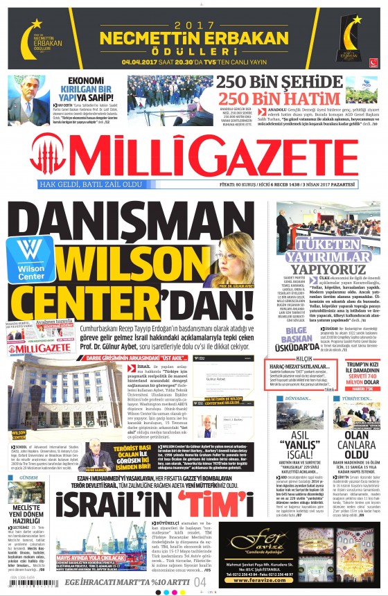 3 Nisan 2017 gazete manşetleri - 6