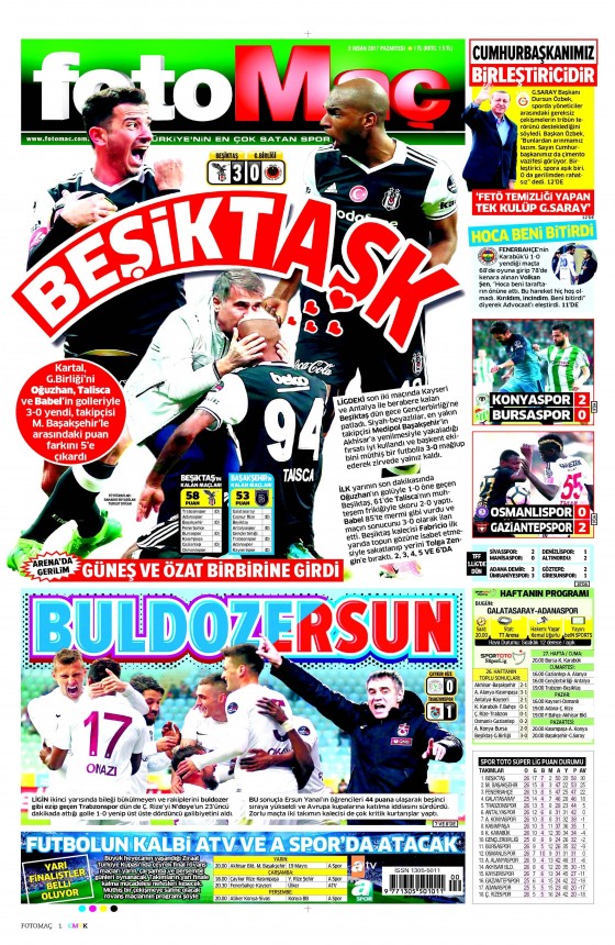 3 Nisan 2017 gazete manşetleri - 9