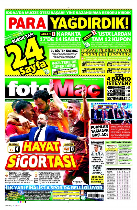 4 Nisan 2017 gazete manşetleri - 8