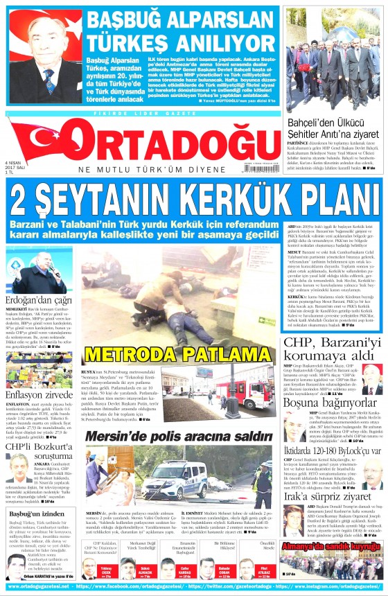 4 Nisan 2017 gazete manşetleri - 9