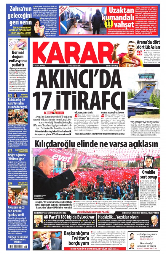 4 Nisan 2017 gazete manşetleri - 5