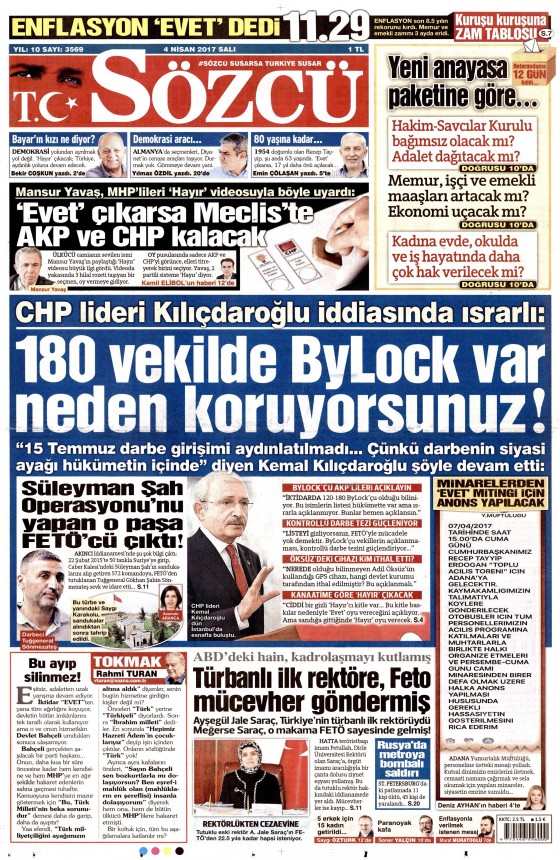 4 Nisan 2017 gazete manşetleri - 17