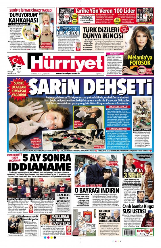 5 Nisan 2017 gazete manşetleri - 3